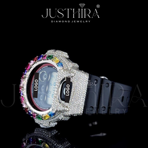 Reloj de cuarzo Miyota de lujo para hombre, caja de 41mm, correa de goma negra, cristal analógico, manecillas luminosas, cierre oculto, resistente al agua 3BAR - Product Image 3