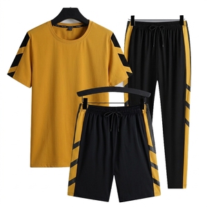 Survêtement d'été unisexe léger à col rond avec options de logo personnalisé, tissu polyester/nylon respirant et à séchage rapide - Product Image 5