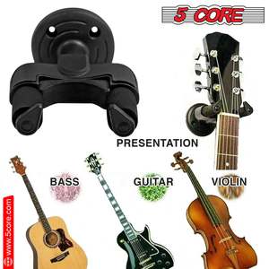 ที่แขวนกีตาร์ติดผนัง 5Core 2 ชิ้น ตะขอแขวนฐานโลหะ แผ่นรองนุ่ม ปรับหมุนได้ - Product Image 5