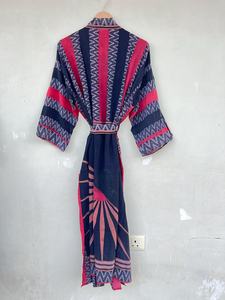 Kimono de seda Sari para mujer, kimono de seda, hecho a mano kimono, Bata - Product Image 6