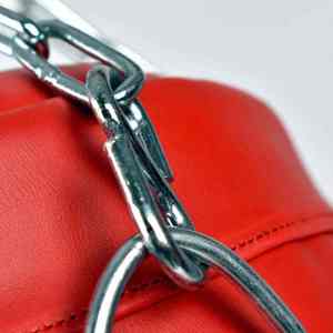 Sac de frappe robuste recouvert de cuir avec remplissage de sable, 3 pieds de haut pour l'entraînement de force - Product Image 3