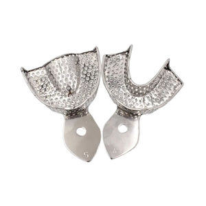 Bandeja de Impresión Dental Manual Profesional 2026, Acero Inoxidable de Grado Quirúrgico para Autoclave, Diseño Personalizado, Ligera, Certificación CE - Product Image 3