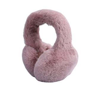 Cache-oreilles d'hiver doux et moelleux pour femmes, cache-oreilles chauds en fausse fourrure, coupe-vent, pour l'extérieur, par temps froid, cache-oreilles tendance - Product Image 1