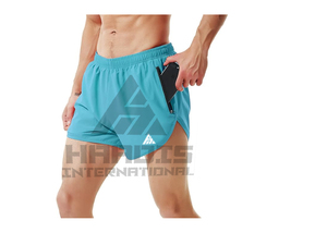 MEN Gym Wear Shorts Mens Fitness Workout Short Sports <b>Running</b> Shorts Men - Product Image 5