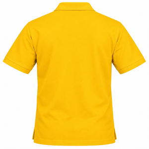 Polo jaune pour homme iota-phi-theta, broderie du logo de la fraternité, manches courtes, col classique, trois boutons, décontracté, style grec - Product Image 4
