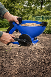 Épandeur manuel moderne 4L pour semences et engrais, épandeur de semences d'herbe, de sel et de dégivreur pour pelouse, outil de jardin ODGGAD005 - Product Image 2
