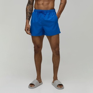 <b>Mens</b> Swim <b>Trunk</b> Running Shorts Drawstring Closure Custom Logo Quick Dry Custom Colors OEM Service - Product Image 2