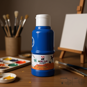 Peintures acryliques ACRILICA AZUL OSCURO Couleur acrylique bleue - Product Image 3