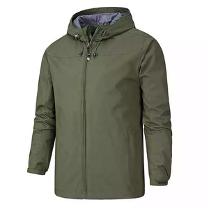 2022 High Quality Wholesale <b>Men</b> Blank Full Zipper Jacket Softshell <b>Coat</b> <b>Men</b> <b>Rain</b> Top Custom Running Shirt Cheap Price Jumper - Product Image 3
