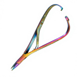 Pince à aiguille orthopédique en titane arc-en-ciel, instrument chirurgical manuel d'hémostase - Product Image 5