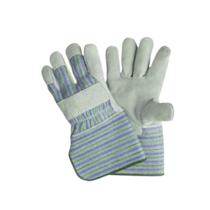 Gants de sécurité industriels robustes pour monteurs canadiens, avec manchette antidérapante caoutchoutée, en cuir de vachette pleine fleur, usage général - Product Image 5