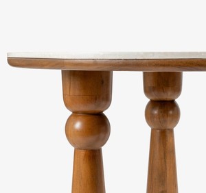 Midcentury Modern <b>Wood</b> <b>Dining</b> Room Set Round Table with Solid Back <b>Chairs</b> Durable Home Furniture for <b>Dining</b> Area - Product Image 6