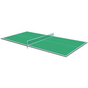 Tavolo da Ping Pong Verde di Media Dimensione 8 Piedi, Set Pieghevole e Portatile per Giochi al Chiuso - Product Image 1