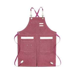 Tablier de luxe léger en toile pour barman professionnel et personnel de bar, avec poches pour outils, résistant à l'eau, en cuir détachable - Product Image 2