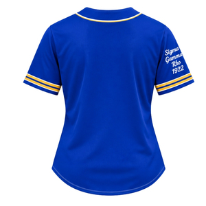 เสื้อเบสบอล Sigma Gamma Rho สำหรับผู้หญิง แบบสั่งทำพิเศษ ปักโลโก้ชมรมกรีก ติดกระดุม เสื้อกีฬา ขายส่งชุดกีฬา - Product Image 2