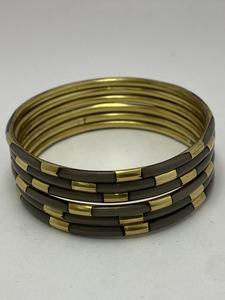 Juego de Brazaletes de Resina y Metal Hechos a Mano de Moda India, Venta Directa de Fábrica, Joyería y Accesorios de Moda - Product Image 4