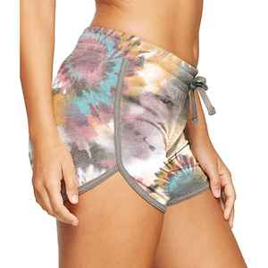 New Arrivals Fashionable Tie Dye Custom Logo Comfortable Summer Beach Short High Quality Sweat short - Product Image 5