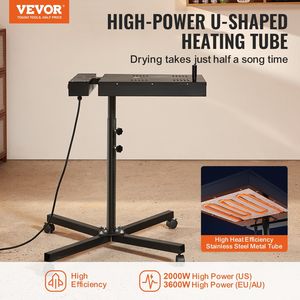 Essiccatore Flash Elettrico da 2000W con Scatola di Controllo, 18x25 Pollici, Professionale, per Serigrafia, con Regolazione Altezza - Product Image 2