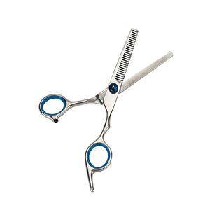 New Arrival Right Handed Stainless Steel Hair <b>Thinning</b> Scissors Sharp Tip Straight Blade for Barbers Salon Use - Product Image 1