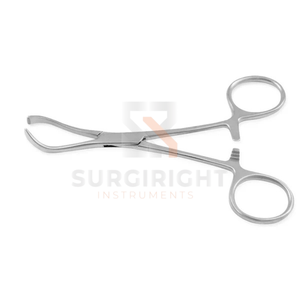 Pinzas para toallas sin perforación 10.2 13.3cm de acero inoxidable alemán, pinza quirúrgica para paños quirúrgicos CE ISO de Blush Surgical - Product Image 1