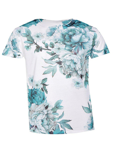 100% Cotton Sublimation T-Shirt For Men <b>Short</b> <b>Sleeve</b> Fitness Gym Quick Dry T-Shirt Custom Logo High Quality Tee Shirts with Oem - Product Image 1