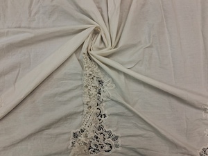 Tela de Algodón Blanco de Primera Calidad – Tela de Algodón Natural Suave y Transpirable para Coser, Confección, Manualidades y Decoración del Hogar - Product Image 2