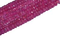 Perles facettées en rubis naturel AAA, 2,5 mm, brins de 5 pouces, pierres précieuses naturelles pour la création de bijoux, prix de gros