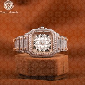 Reloj de Lujo para Hombre Charm Jewells, de Acero Inoxidable, con Esfera Analógica, Cristal, Movimiento Mecánico, Botón de Presión, Cierre Oculto, 40 mm, 10 Bar - Product Image 1