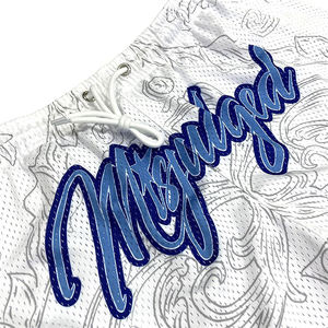 Shorts de Verano con Bolsillos Laterales con Cremallera, para Uso Diario, Sublimados, Diseño NY, Totalmente Estampados, de Malla, Estilo Urbano, Gran Venta - Product Image 2