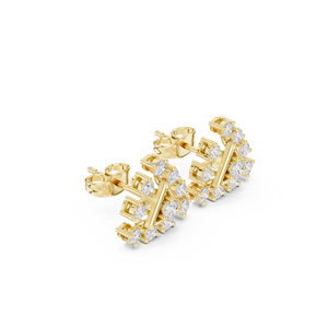 Mountain Majesty 14K Gold Trendy Rainbow Gemstone Pendientes Multicolor CZ Drop Dangle Style para niñas y mujeres - Product Image 3