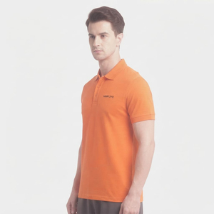 T-shirts et polos en coton de haute qualité pour hommes, impression et broderie de logo personnalisés, polos unis de taille standard. - Product Image 2