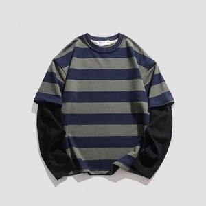 T-shirt homme coupe moderne, double couche, poids lourd |   Tissu doux au toucher confortable |   Fabricant de vêtements sur mesure en gros - Product Image 3