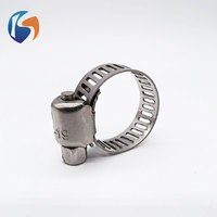Vente chaude – Collier de serrage réglable de type américain en acier inoxydable W2, pince de fixation perforée pour tuyau