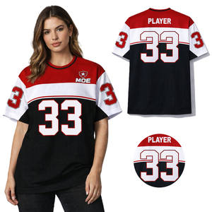 Maillot de football américain personnalisé pour femmes, en mesh polyester haute performance, uniforme d'équipe, nom et numéro personnalisés, OEM ODM en gros - Product Image 1