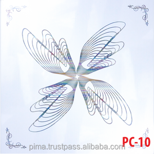 Meilleur prix pour les dalles de plafond acoustiques en PVC Pima, 8 mm d'épaisseur, 603x603 mm, imperméables, isolation thermique pour la décoration intérieure - Product Image 1