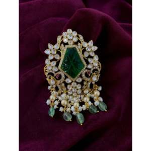 Colgante de Plata de Ley con Perla de Agua Dulce con Corte Asscher y Engaste de Bisel, Joyería Elegante para Mujer - Product Image 1