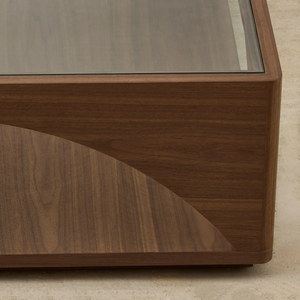 Solid Wood Extendable Convertible <b>Coffee</b> <b>Table</b> with Glass Top Home Furniture Living Room Office - Product Image 5