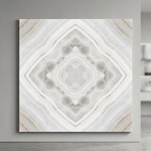 Carreaux de sol en porcelaine polie Book Match de 600x600mm, design céramique brillant, épaisseur 8mm, garantie 5 ans, antidérapants, exportateur indien - Product Image 5