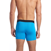 Sous-vêtements pour hommes de haute qualité OEM ODM avec logo personnalisé, respirants, couleur unie, 100% coton, taille mi-haute, sans couture, boxers, prix bas