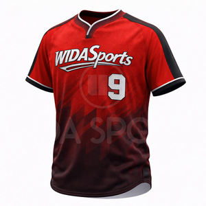 Ensemble de maillot et pantalon de baseball personnalisé imprimé par sublimation, respirant, anti-humidité, 100 % polyester, printemps, noms d'équipe personnalisés - Product Image 2