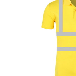 Camiseta Polo de Seguridad Reflectante de Alta Visibilidad para Hombre – Camisetas de Trabajo Resistentes de Alta Visibilidad para Protección en Sitios de Trabajo - Product Image 3