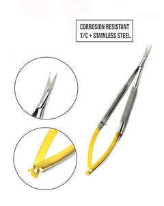TC Castroviejo Microsurgery Set Needle Holder <b>Scissor</b> Forceps Stainless Steel Reusable Surgical Instruments for <b>Dog</b> Use Regal - Product Image 5