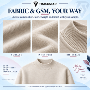 เสื้อสเวตเชิ้ตคอเต่าโอเวอร์ไซส์สำหรับผู้หญิง แต่งลายปักขอบโลโก้แบบเรียบ มี 32 สี ไซส์ XS-3XL - Product Image 6