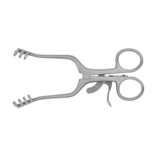 เครื่องมือผ่าตัดแบบมือถือ Weitlaner Self Retaining Retractor ขนาด 5 1/2 นิ้ว ปลายทู่ 3x4 ซี่ฟัน ทำจากสแตนเลส - Product Image 1