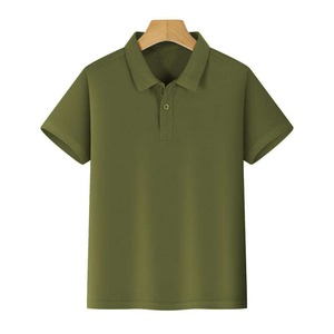 Polo pour homme, classique, manches courtes, col classique, décontracté, pour l'été, les sports de plein air, le quotidien, vert, léger, élégant - Product Image 2