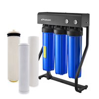 Système de filtration d'eau pour toute la maison Big Blue Electric 20 pouces, filtre à sédiments PP, filtre à charbon CTO, filtre à ultrafiltration UF 3 étapes