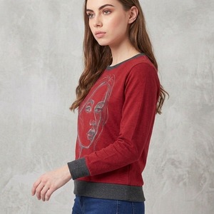 เสื้อสเวตเชิ้ตผู้หญิงสำหรับฤดูหนาว - ขายดีที่สุด เสื้อคอตตอนแบบสั่งทำได้ ไซส์พลัส ทรงโอเวอร์ไซส์ ดีไซน์เรียบๆ สีสันและโลโก้สั่งทำได้ เป็นมิตรต่อสิ่งแวดล้อม - Product Image 3