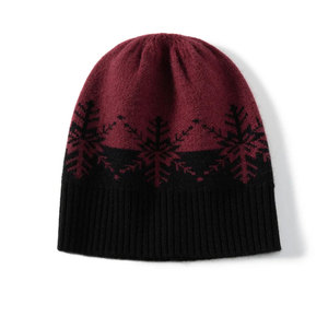 Bonnet en laine mélangée de haute qualité avec nœuds camouflage pour femme – Tendance, tricoté, doux et chaud pour l'extérieur et la plage - Product Image 5