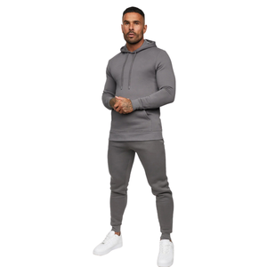 Sweat-shirt à capuche pour homme, à manches longues, avec poche kangourou, décontracté, en polaire douce, coupe classique, vêtement d'extérieur pour l'hiver - Product Image 2