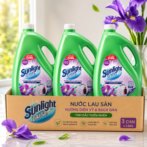 Nettoyant pour sols Sunlight Iris & Eucalyptus 3,6 kg x 3 boîtes - Product Image 4